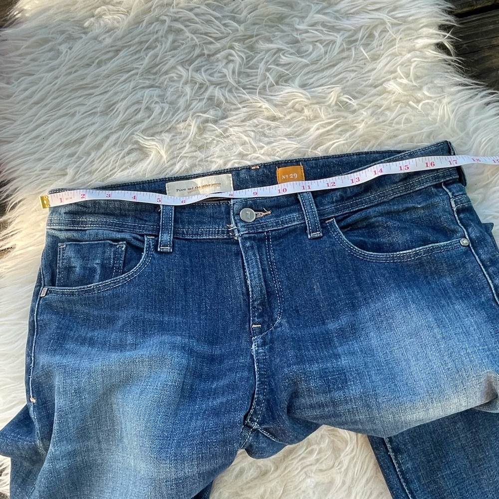 Anthropologie Blue and Gray Patchwork Jeans - Picture 7 of 12